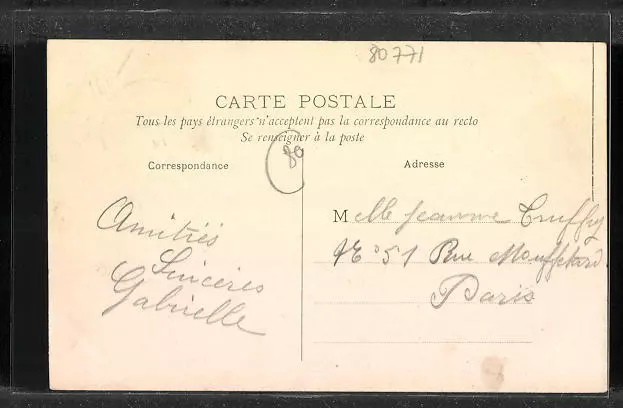 CPA SAINT-LÉGER-LES-DOMART, ÉCOLE des Garcons 1914 EUR 3,00 - PicClick FR