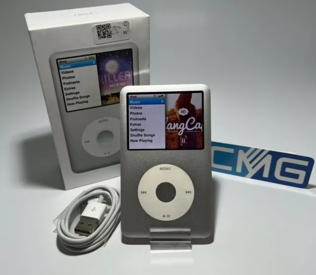 Apple iPod Classic 7. Generation 160 GB HDD Memory 7G 7 Silber Mp3 Player 2009