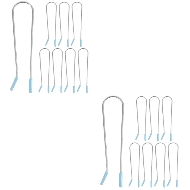 16 un. clips de rizador clips de rodillo caliente clips de repuesto de rizador caliente 304 acero inoxidable