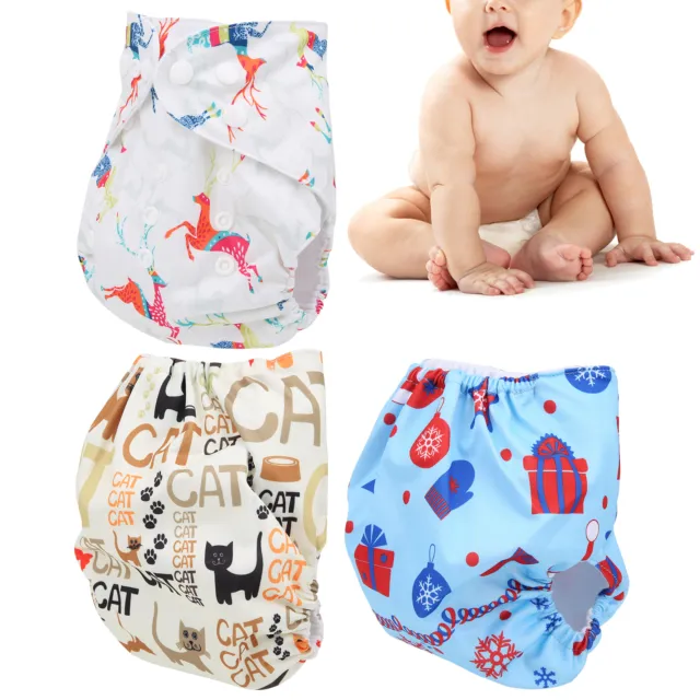 INFANT BABY TRAINING Pants Washable Cloth Diaper Pants Breathable Diaper  Bag $10.42 - PicClick AU