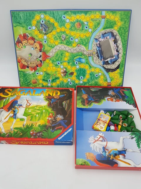 Sagaland - Ravensburger 1994 - Brettspiel Klassiker Rot - Spiel des Jahres 1982
