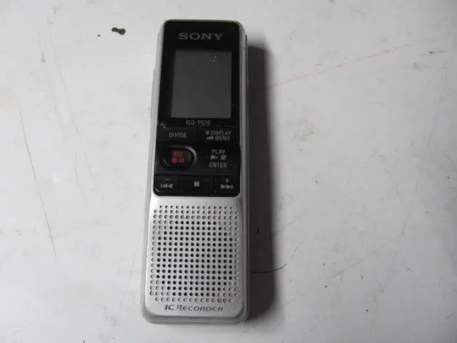 Sony ICD-P620 Handheld Digital Voice Recorder (260 hours recording time!)