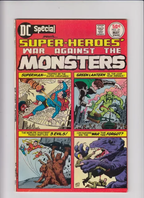 DC Special 21 SuperHeroes War Against Monster Superman Shazam Time Forgot 8.0 VF