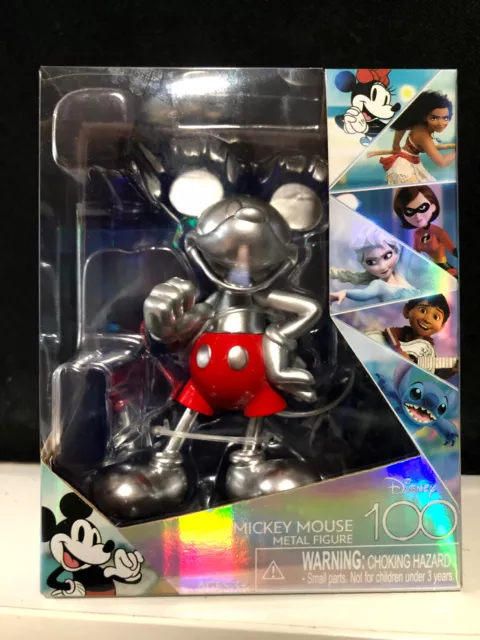 Disney 100 Mickey Mouse Metal Figure Brand New in Box