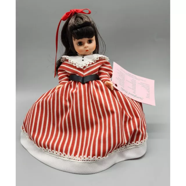 Vintage Madame Alexander Storyland Dolls Red & White Dress Little Women Jo Doll