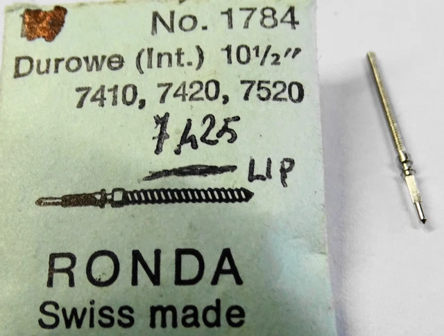 Tige De Remontoir Pour Mouvement De Montre Calibre 10 1/2 – Réf. 7410, Marque AMSA, Neuf
