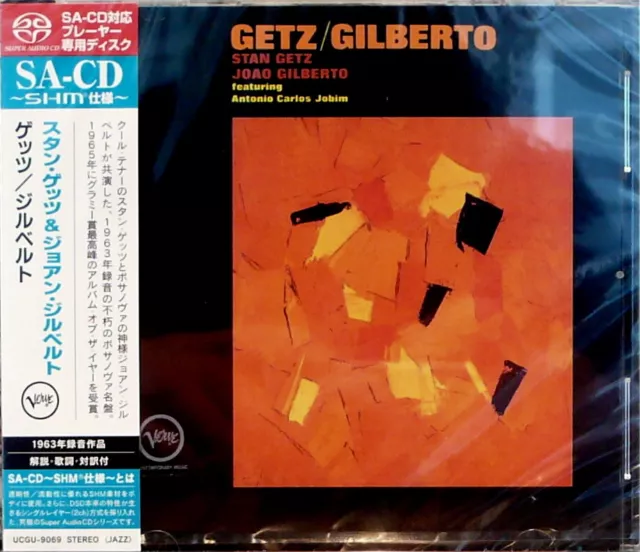 SHM UCGU-9069 STAN GETZ JOAO GILBERTO GETZ/GILBERTO VERVE  2 channel SACD