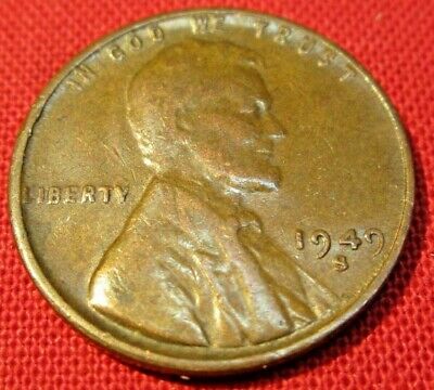 1949 S Lincoln Wheat Cent - G Good to VF Very Fine