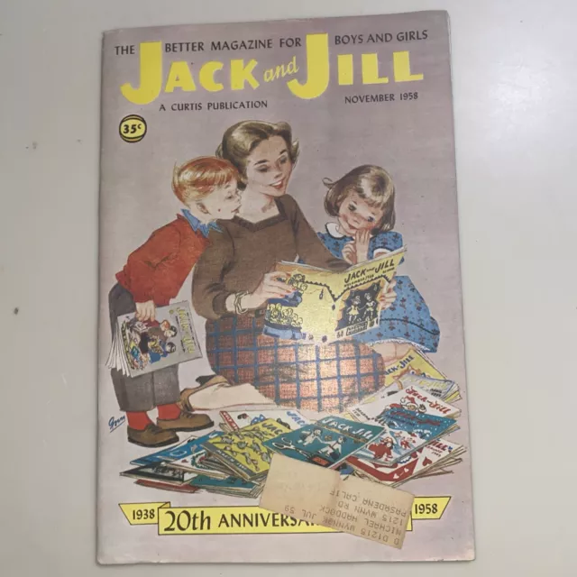 jack and jill nov 1958 magazine