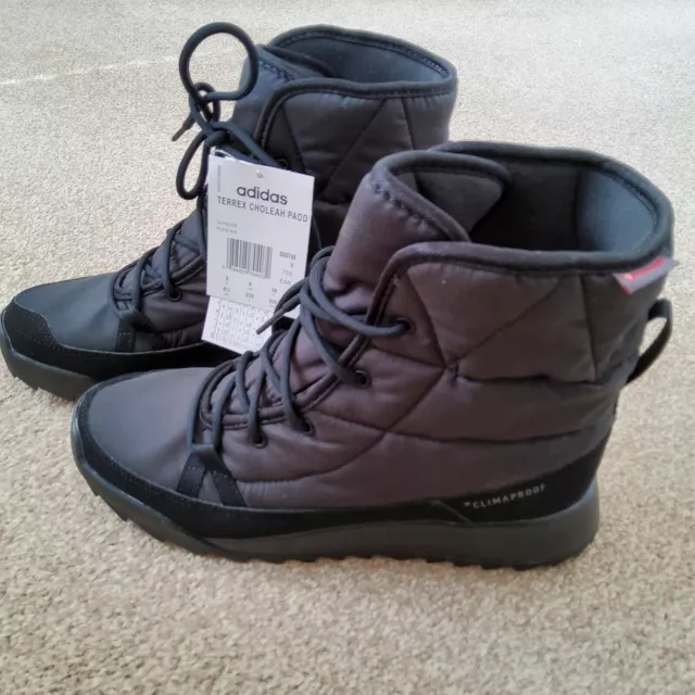 ADIDAS WOMENS TERREX Choleah Padded Climaproof Black Boots SIZE 5 RRP 110 New 59.00 PicClick UK