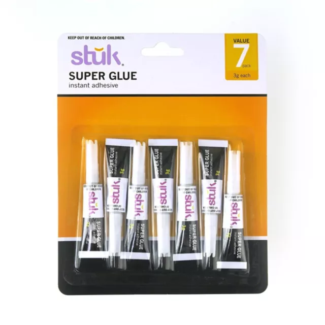 x7 Premium Quality Super Glue Extra Strong Bond Adhesive Plastic Glass Rubber