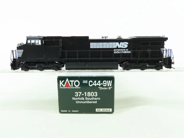 HO KATO 37-1803 NS Norfolk Southern GE C44-9W "Dash 9" Diesel No# - DCC Ready
