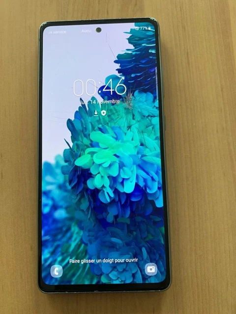Samsung Galaxy S20 FE 5g -Vert - Ecran cassé 128gb lire description REF:I034