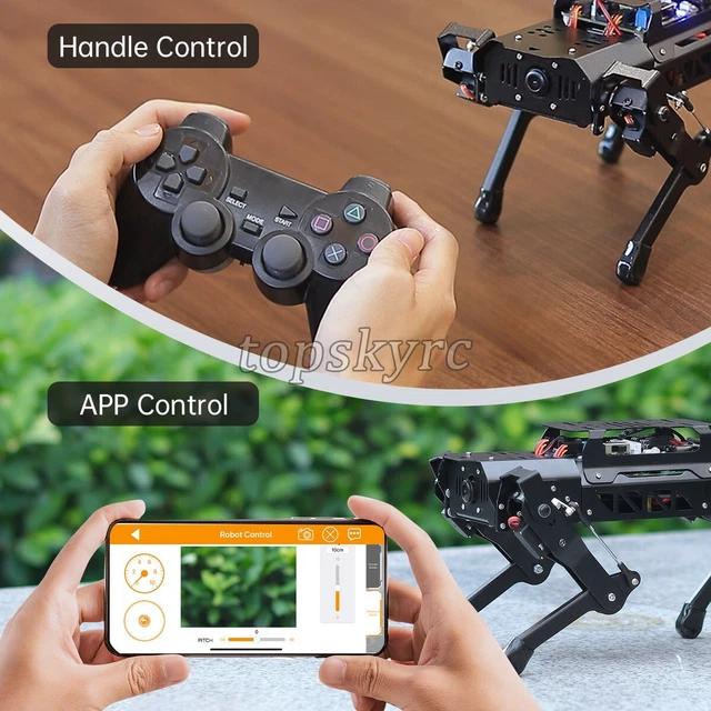 PuppyPi Advanced Kit AI Robot Quadruped Robot ROS with AI Vision 1MP Camera ty23