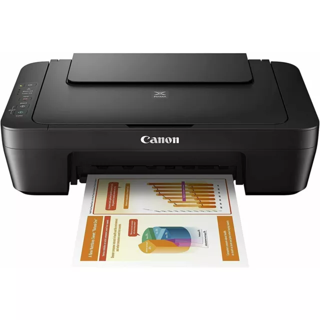 Canon Pixma MG2555S Stampante Colori Multifunzione Da Casa e Ufficio InkJet USB