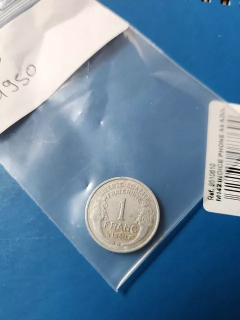 Pièce De 1 franc De 1950 Alluminium