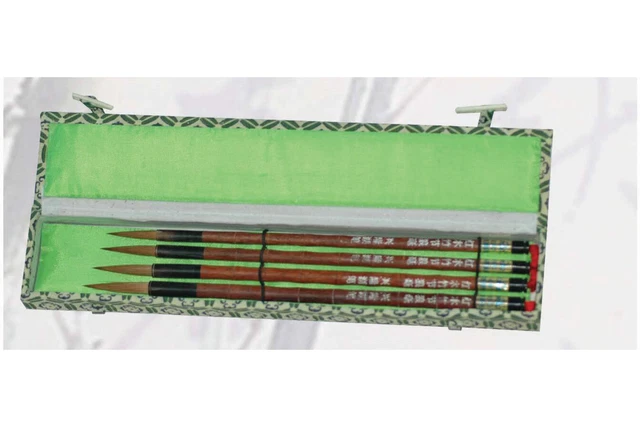 Vierer Set chinesische Pinsel