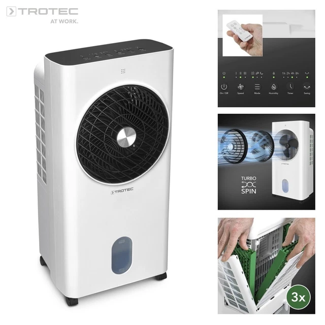 Trotec 1210003030 PAE 60 Luchtkoeler, Ventilator, Luchtbevochtiger