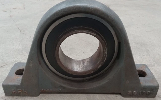 Hfh Cast Iron Pillow Block Bearing 4" Id 8-1/2" Od 2-1/4" Bore Depth  Hfh-Hc100
