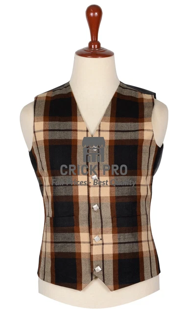 Rose Ancient Scottish Handmade Waistcoat Kilt Vest - Custom made Waistcoat