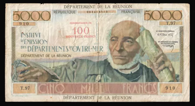 Reunion - 5000 francs (1967-71)