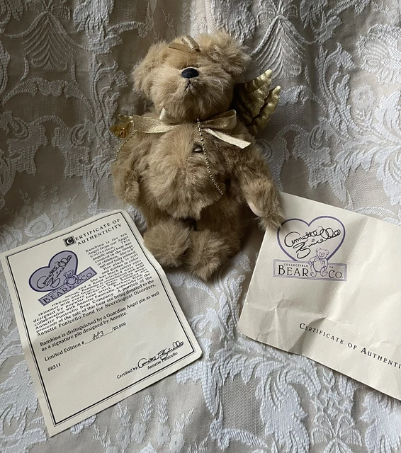ANNETTE FUNICELLO ANGEL Collection Rare Plush Jointed Teddy Bears Bear ...