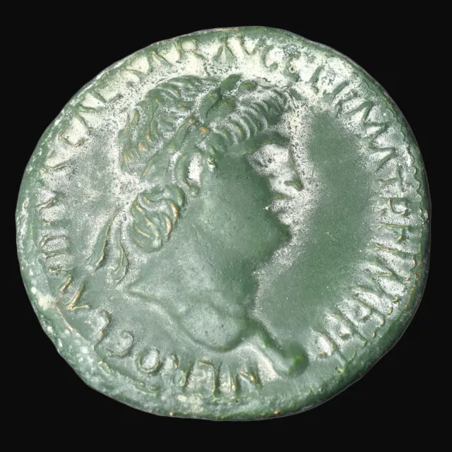 Nero DECVRSIO Æ Sesterce Empire romain 62-68 après JC Pièce de monnaie en...