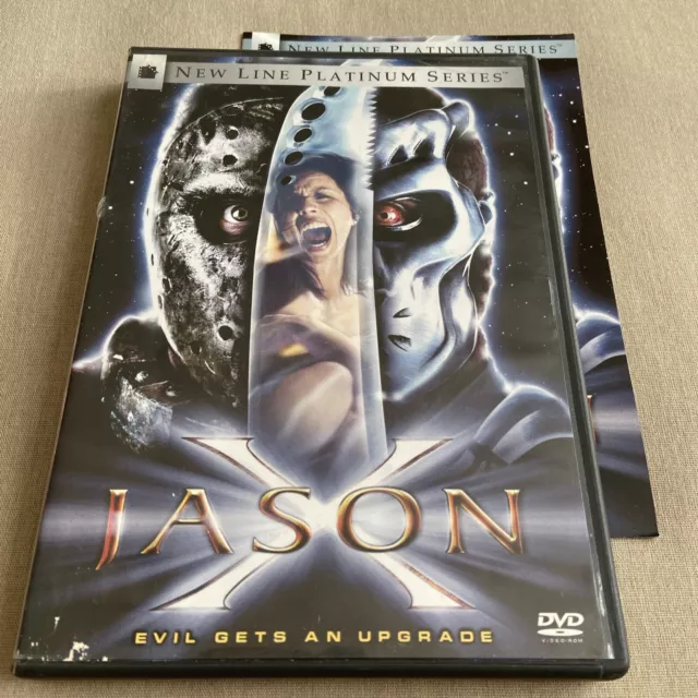 JASON X (DVD, 2001) W/ Insert Jim Isaac Kane Hodder Jim Isaac Horror ...