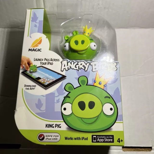 Angry Birds Launch Pigs Across Your iPad King Pig Figure Rovio Entertainment New