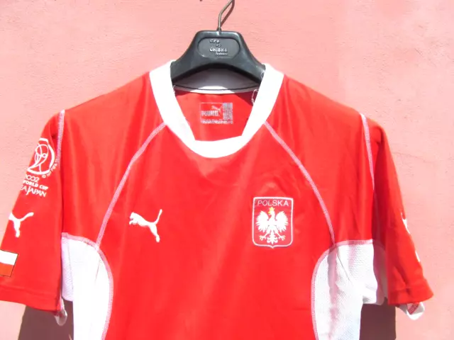 Maglia Shirt Camiseta Calcio Polonia Vintage Tg L Polska