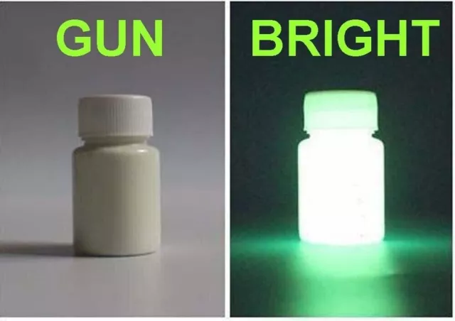 Glow-On ORANGE Glow Paint For Gun Sights, Fishing Lures 2.3 ml vial,  Bright!