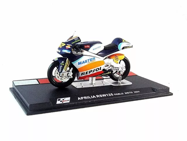 Aprilia Rsw 125 #22 Ixo Altaya 1:24 Diecast Collector's Motorcycle Model , New