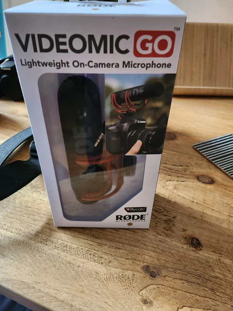 Micrófono para cámara Rode Videomic Go negro