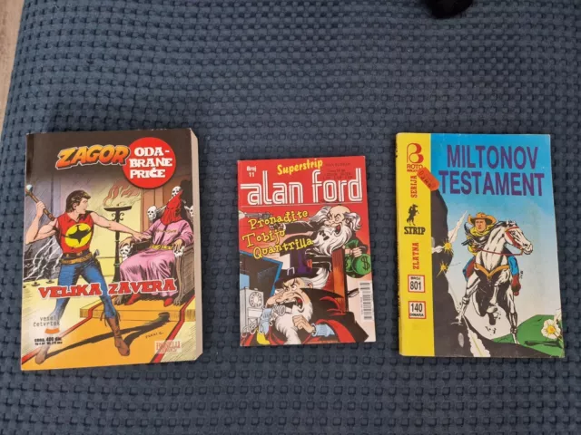 Stripovi Mister No Alan Ford Zagor Miltonov Testament Comics Jugoslawien Bonelli