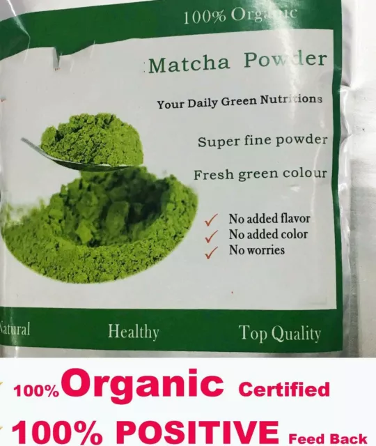 Té Verde Matcha Orgánico Puro en Polvo Grado A-Matcha Orgánico Popular