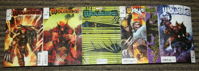 Wolverine (2020) #20 FIVE COVER SET - A Promo Fornes Coccolo & 1:25 Kirkham Var