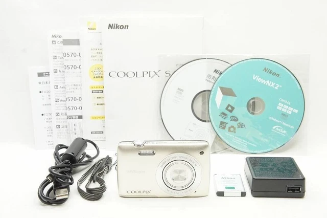 3252 Nikon COOLPIX S4400 シルバー デジカメ 美品 実写美⭕️【動作確認済】Nikon COOLPIX S4400 デジタルカメラ