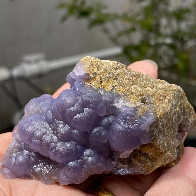 138g Translucent Blue Fluorite Stalactiform After Anhydrite Mineral Peru