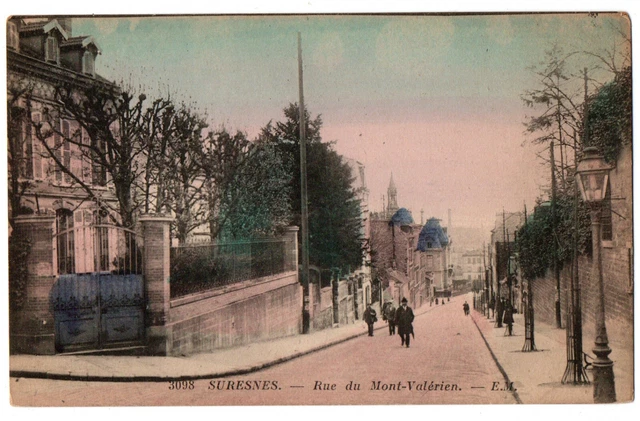 CPA 92 - SURESNES (Hauts de Seine) - 3098. Rue du Mont-Valérien - E.M.