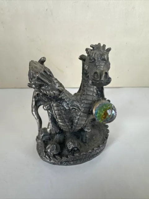 Tudor Mint Myth and Magic "The Dawn Of The Dragon" #3093 Mark Locker Pewter