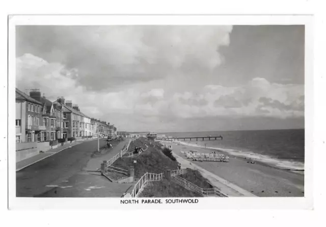 Southwold, North Parade, Suffolk, RP Postcard.
