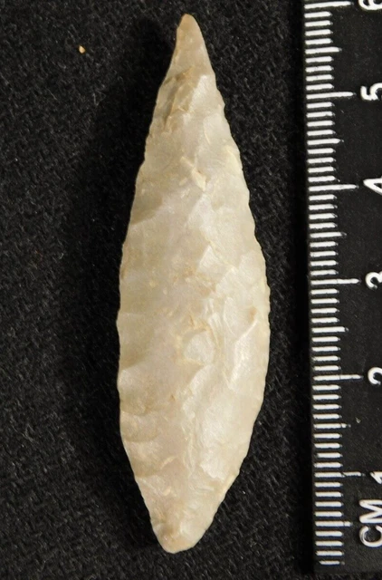 Ancient POINTED Base Lanceolate Form Arrowhead or Flint Artifact Niger 8.65