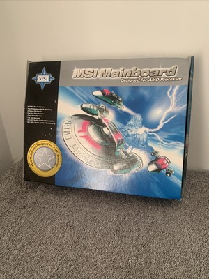 VINTAGE MSI MAINBOARD MOTHER BOARD BOXED WINDOWS 95 PENTIUM MMX (A1A) Â£