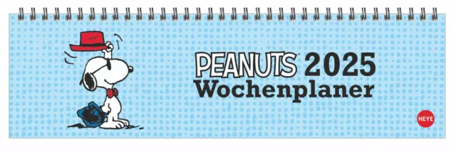 Heye | Peanuts Wochenquerplaner 2025 | Kalender | Deutsch | Spiralbindung | 2025