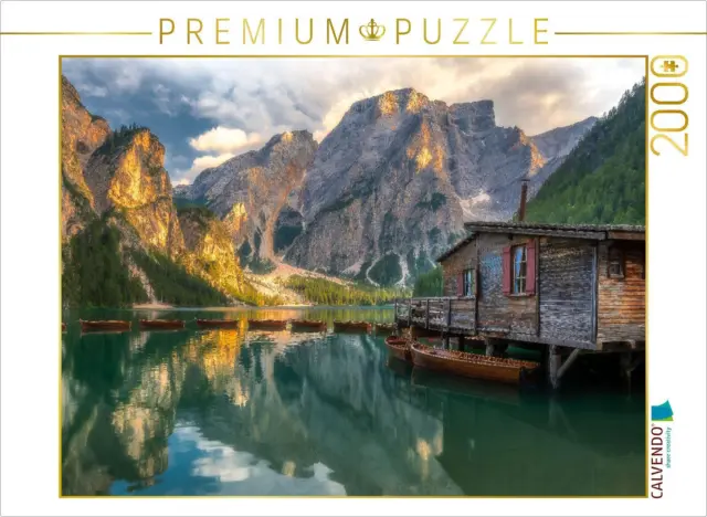 CALVENDO Puzzle Pragser Wildsee in Italien | 2000 Teile Lege-Größe 90x67cm Foto-