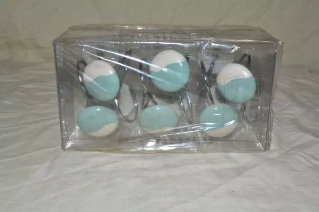 Saturday Knight Limited 12 Shower Hooks Aqua Spa New In Box