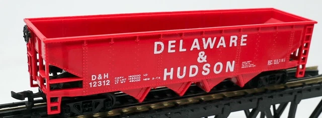 Bachmann HO Delaware & Hudson D&H 12312 4 Bay 42' Hopper Car Not Boxed