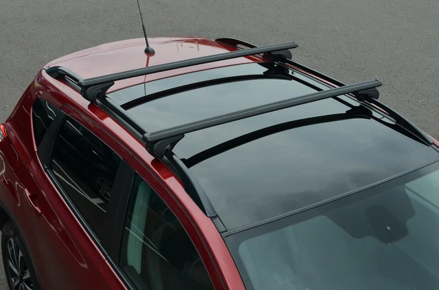 Barres De Toit Aluminium Noir Pour Seat Tarraco 2018-2025 - Pour Rails Encastrés - Porte-vélos, Coffres