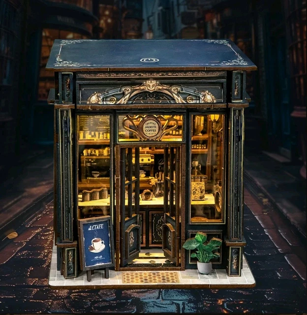 DIY Book Nook Dolls House Kit Puzzle Jouets Miniature DIY Book Nook Dolls House Kit Puzzle Jouets Miniature