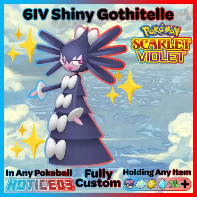 Pokemon Scarlet and Violet Shiny Gardevoir 6IV-EV Trained
